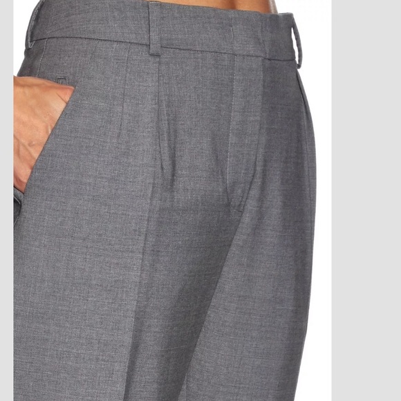 New Max Mara Studio Gray Papy Trousers Pant Size 8 - Picture 3 of 4